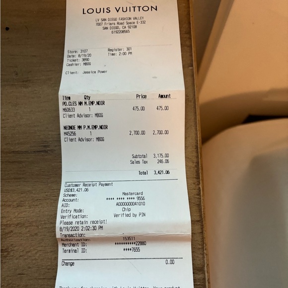 Louis Vuitton Black Embossed Shoulder Bag - Picture 11 of 11